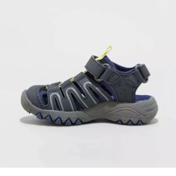 Cat & Jack Afton Hiking Sandals Navy 12 - Picture 3 of 7